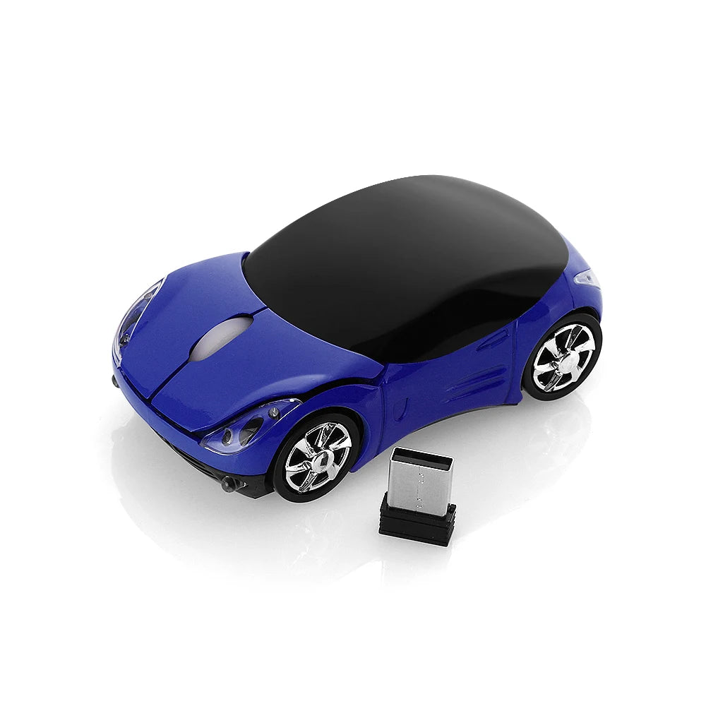 Portable New USB Receiver LED Lighting Gaming 2.4GHz Wireless Mouse 3D Car Shape Mice For PC Laptop