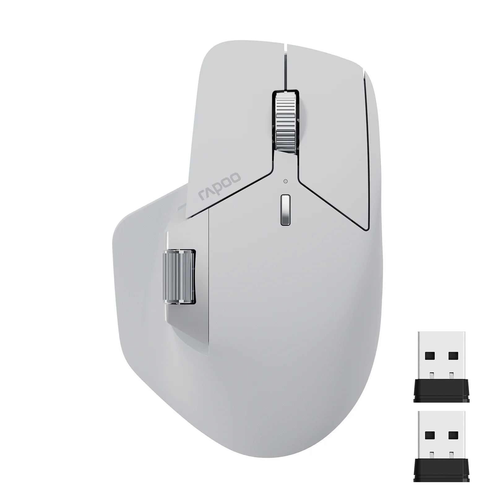 Rapoo MT760L/MT760M Multi-mode Rechargeable Wireless Mouse Ergonomic 4000 DPI Support Up to 4 Devices Bluetooth Mouse