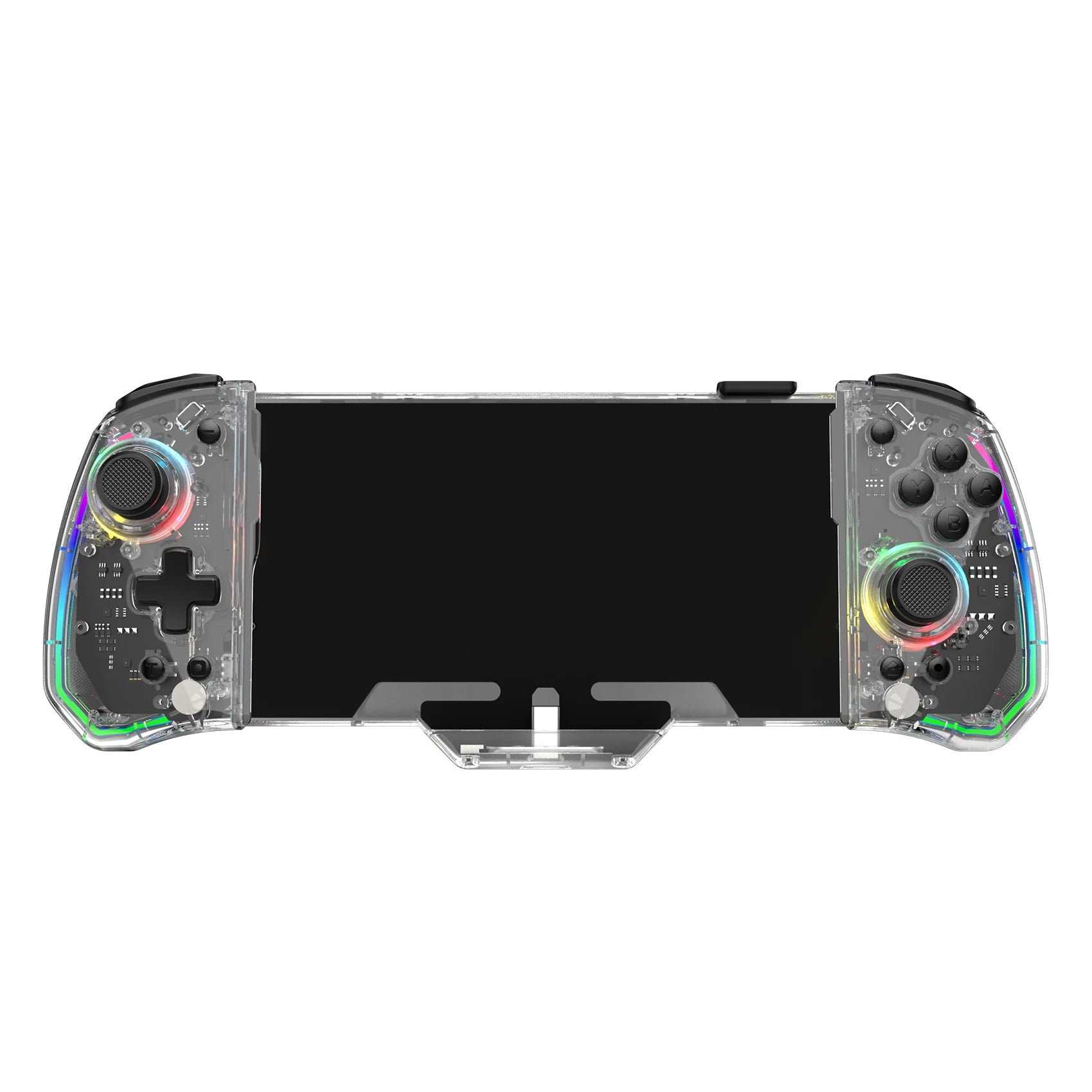 No Deadzone Enhanced Controller for Switch/Switch OLED Handheld Mode, Adjustable LED Light, Ergonomic Design, 6-Axis Gyro, Turb0