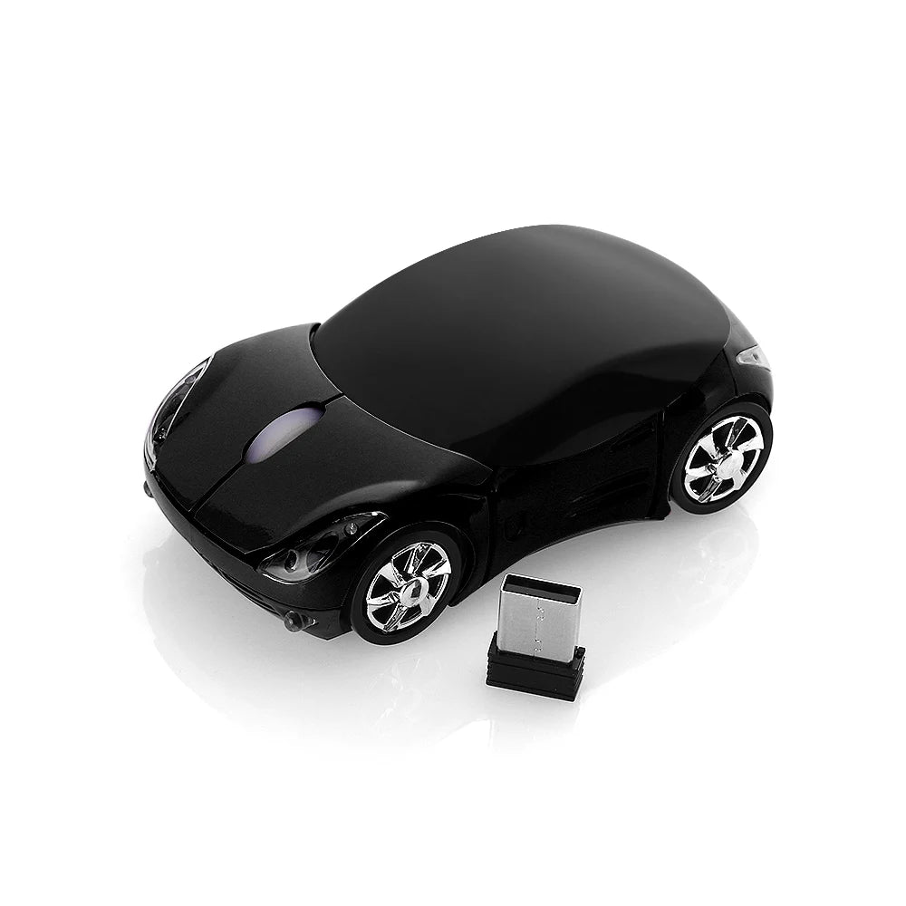 Portable New USB Receiver LED Lighting Gaming 2.4GHz Wireless Mouse 3D Car Shape Mice For PC Laptop